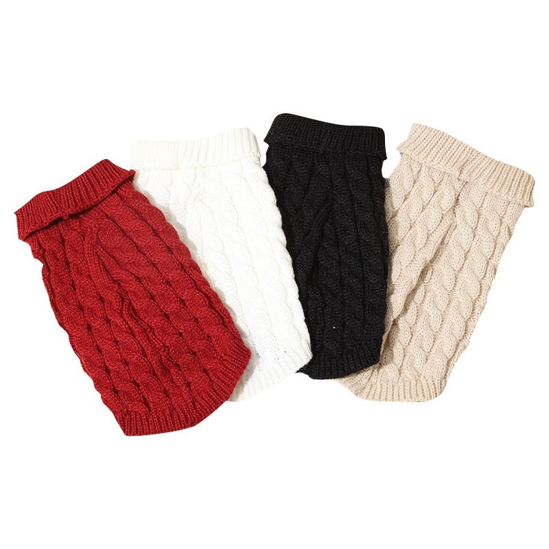 Pet Cable-knit Sweater