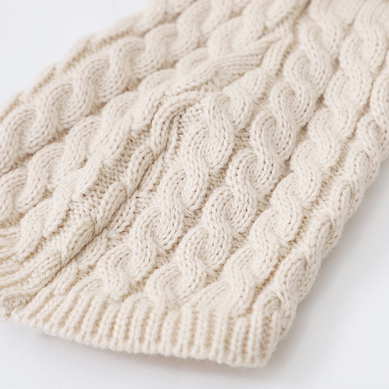 Pet Cable-knit Sweater
