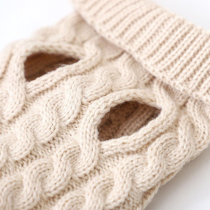 Pet Cable-knit Sweater