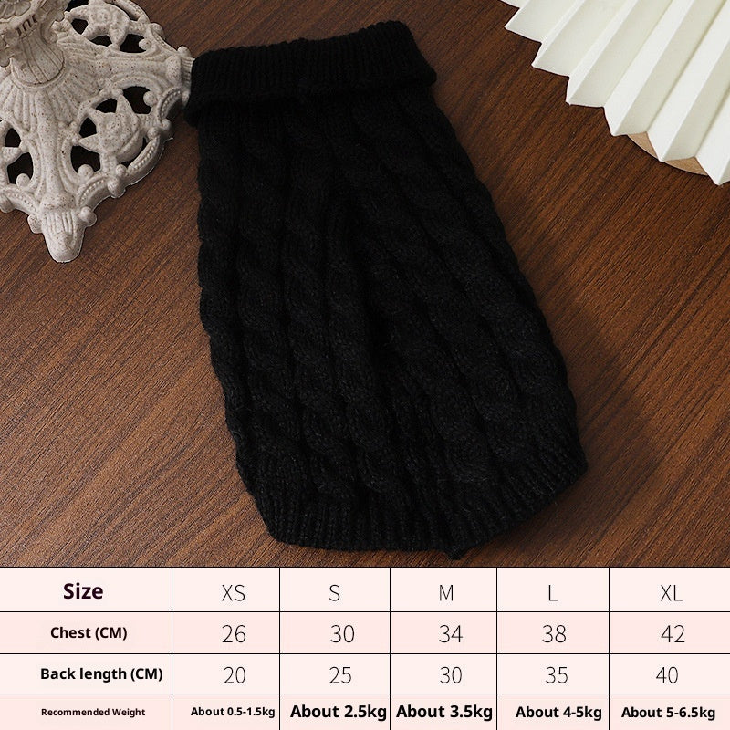 Pet Cable-knit Sweater